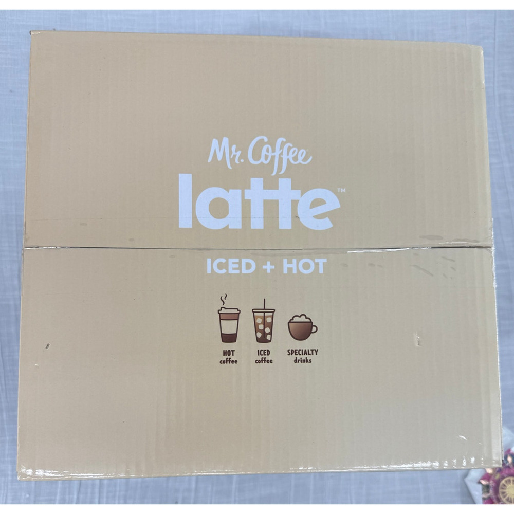 MR COFFEE SINGLE SERVE LATTE ICED HOT COFFEEMAKER & MILK FROTHER BRAND NEW - Picture 4 of 6